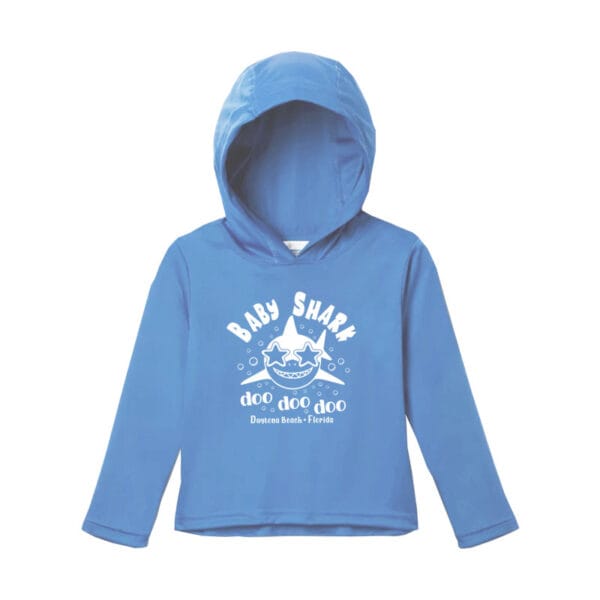 Toddler Malibu Colored UPF50 Long Sleeve Hoodie